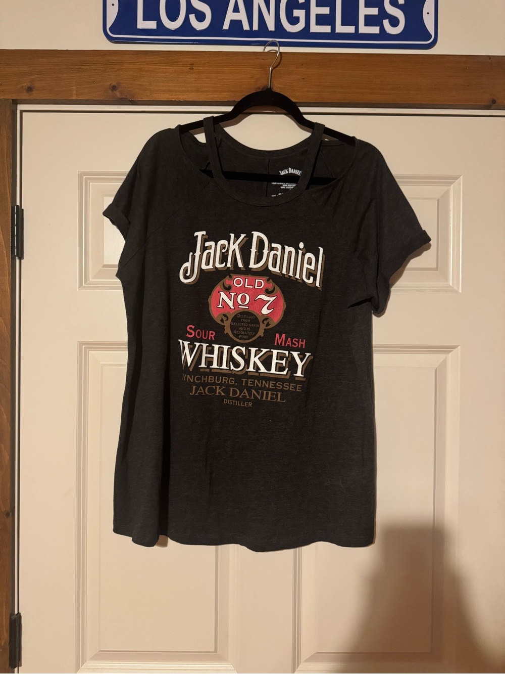 Torrid Women’s Jack Daniels Branded Cutout Neckline T Shirt